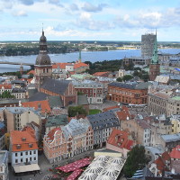 The city of Riga